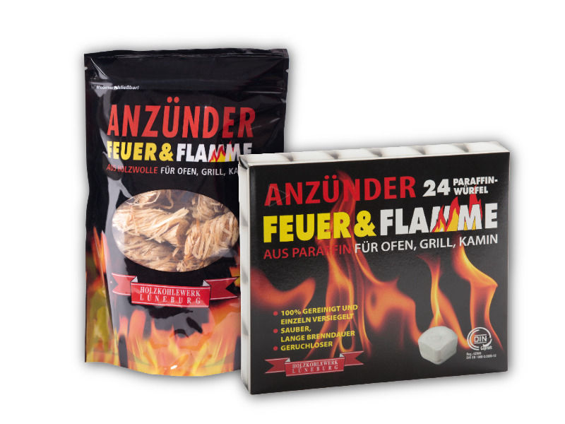 Anzünder von Feuer und Flamme